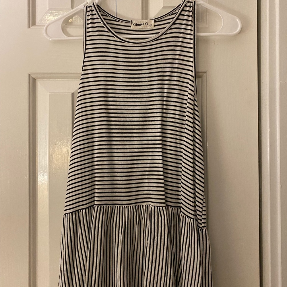 Flowy babydoll tank top